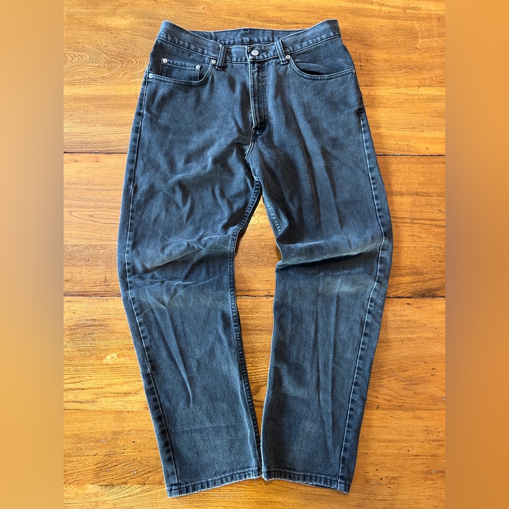Vintage Polo Jeans Company Ralph Lauren Relaxed Fit Black Jeans 33x30